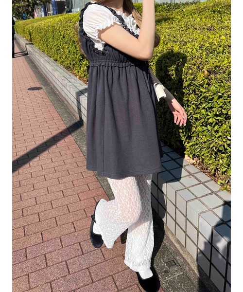 WC(ダブル シー)の「フレアレースパンツ(その他パンツ・レディース・ホワイト/ブラック・FREE)」の14枚目の写真