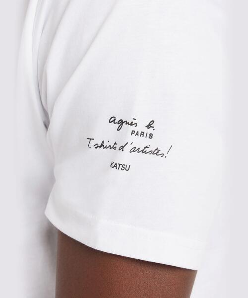 すぐ届く ギフトに【agnes b.】プリント オーガニックコットン T To b. by agnes b.× green label relaxing オーガニックコットン