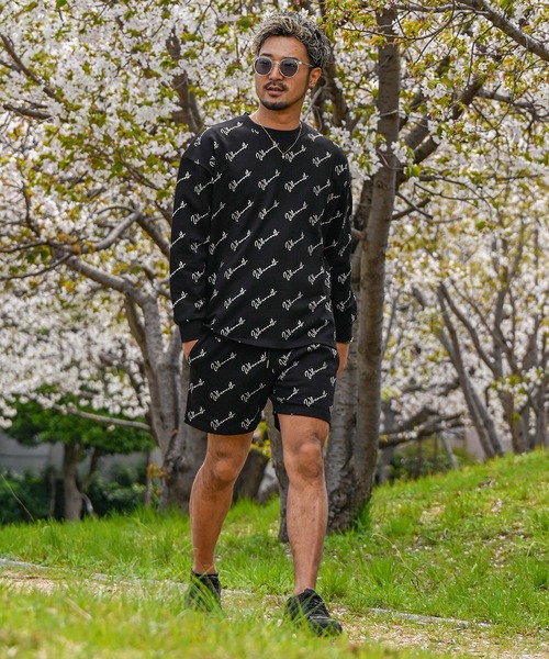 adamsJUGGLER（アダムスジャグラー）の「W/R A.O.Pスウェットショートパンツ（スウェットパンツ・メンズ・ホワイト/ブラック・M/L/XL）」の11枚目の写真