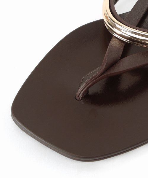 LAOCOONTE（ラオコンテ）の「LAOCOONTE/ラオコンテ トングサンダル（サンダル・レディース・ブラック/ブラウン・36/37/38）」の17枚目の写真