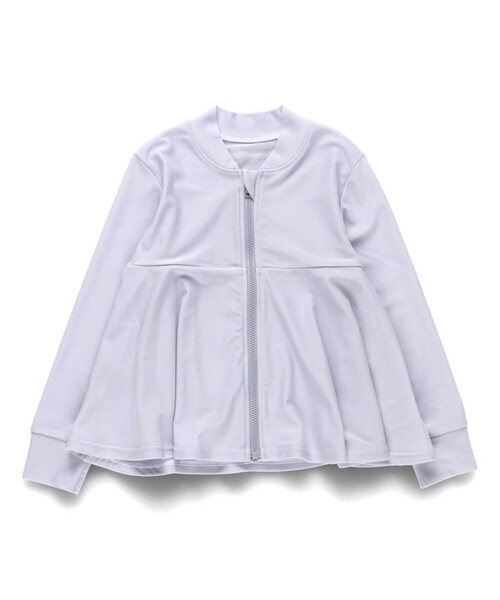 BRANSHES（ブランシェス）の「【水着/SWIM】長袖ラッシュガード（ラッシュガード・キッズ・ラベンダー/アイボリー・150/90/140/110/130/120/100）」の11枚目の写真