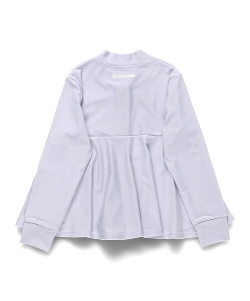 BRANSHES（ブランシェス）の「【水着/SWIM】長袖ラッシュガード（ラッシュガード・キッズ・ラベンダー/アイボリー・150/90/140/110/130/120/100）」の12枚目の写真