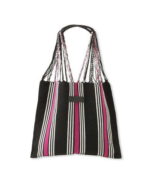 VICKY(ビッキー)の「ハンドメイドハンモックバッグ(トートバッグ・レディース・ブラック系その他/アイボリー/パープル系その他/イエロー系その他・FREE)」の3枚目の写真