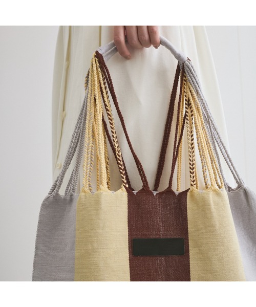 VICKY(ビッキー)の「ハンドメイドハンモックバッグ(トートバッグ・レディース・ブラック系その他/アイボリー/パープル系その他/イエロー系その他・FREE)」の14枚目の写真