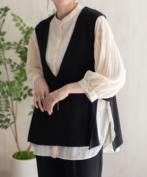 HusHusH | HusHusH 冷感ノーカラージレ(ベスト)