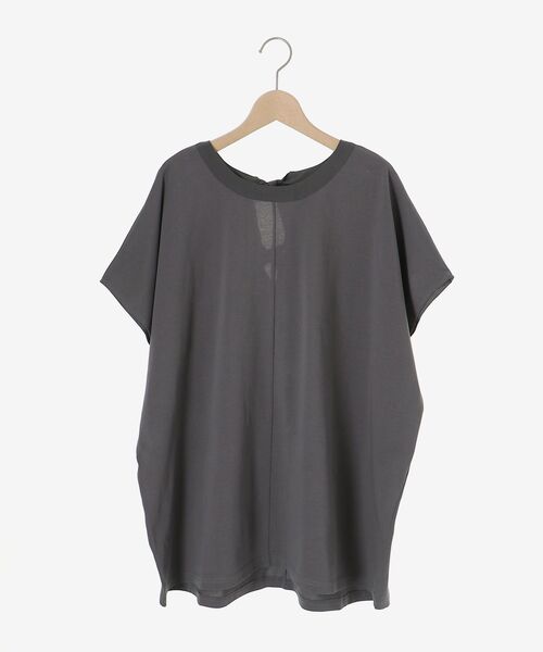 le.coeur blanc(ルクールブラン)の「《WEB限定アイテム》バックリボンデザイントップス(Tシャツ/カットソー・レディース・ブラック/オフホワイト/チャコールグレー・38)」の4枚目の写真