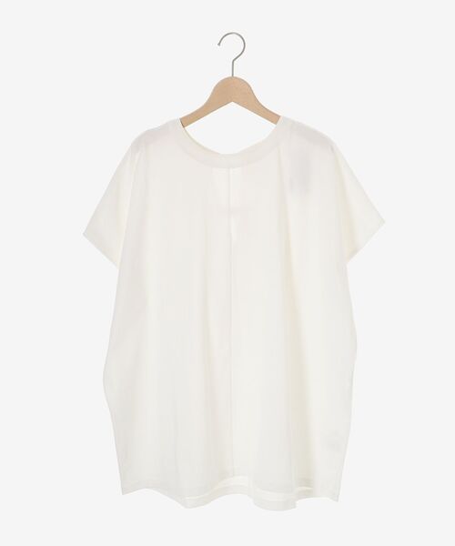 le.coeur blanc(ルクールブラン)の「《WEB限定アイテム》バックリボンデザイントップス(Tシャツ/カットソー・レディース・ブラック/オフホワイト/チャコールグレー・38)」の18枚目の写真