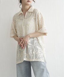 ハーフジップレースシャツ
