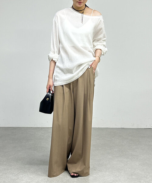 セール】ガーゼプルオーバー（シャツ/ブラウス）｜LOUNGEDRESS