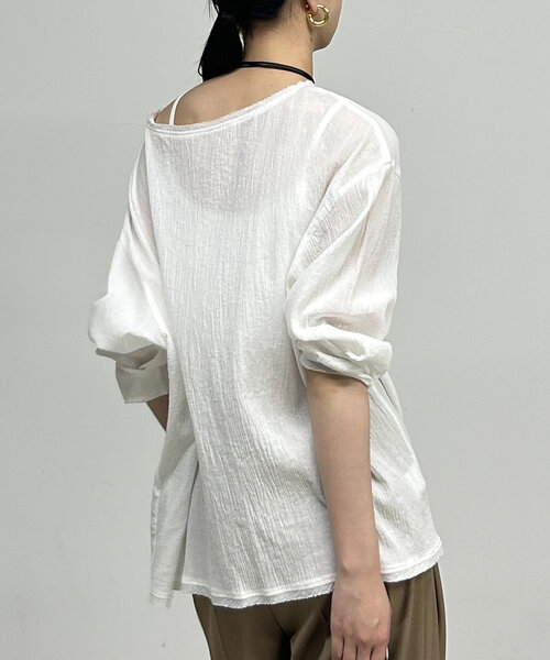 LOUNGEDRESS（ラウンジドレス）の「ガーゼプルオーバー（シャツ