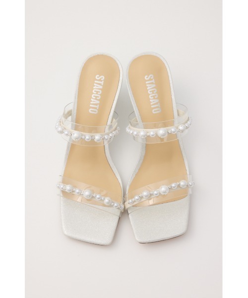 STACCATO(スタッカート)の「パールベルトヌーディーヒールサンダル(サンダル・レディース・シルバー/ホワイト・22.5cm/23.0cm/23.5cm/24.0cm/24.5cm)」の21枚目の写真