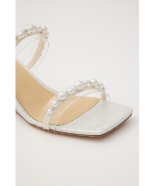 STACCATO(スタッカート)の「パールベルトヌーディーヒールサンダル(サンダル・レディース・シルバー/ホワイト・22.5cm/23.0cm/23.5cm/24.0cm/24.5cm)」の17枚目の写真