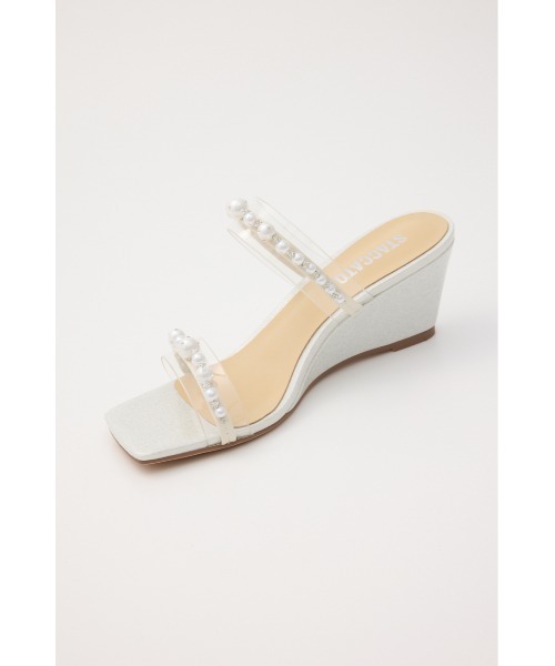 STACCATO(スタッカート)の「パールベルトヌーディーヒールサンダル(サンダル・レディース・シルバー/ホワイト・22.5cm/23.0cm/23.5cm/24.0cm/24.5cm)」の16枚目の写真