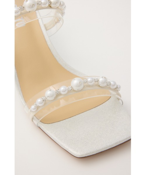 STACCATO(スタッカート)の「パールベルトヌーディーヒールサンダル(サンダル・レディース・シルバー/ホワイト・22.5cm/23.0cm/23.5cm/24.0cm/24.5cm)」の15枚目の写真