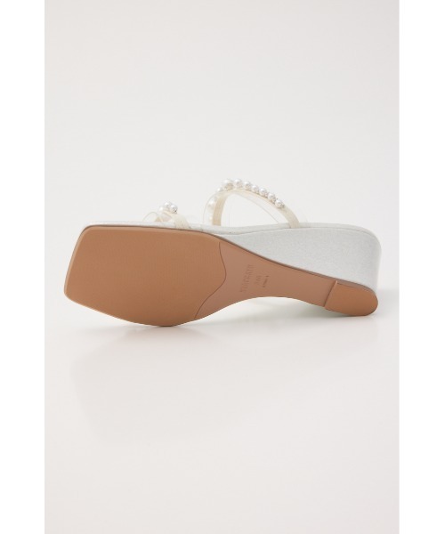 STACCATO(スタッカート)の「パールベルトヌーディーヒールサンダル(サンダル・レディース・シルバー/ホワイト・22.5cm/23.0cm/23.5cm/24.0cm/24.5cm)」の13枚目の写真