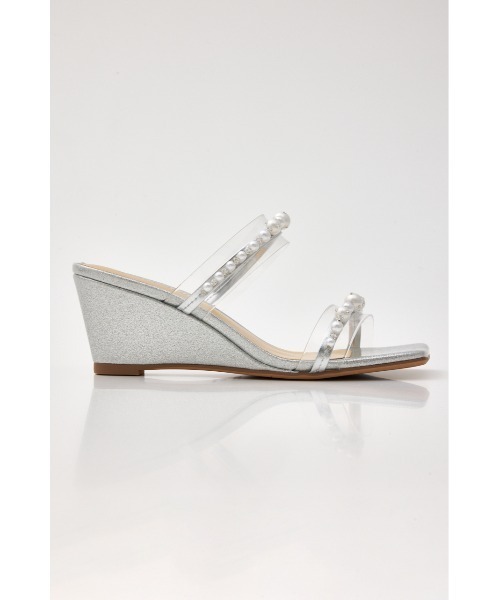 STACCATO(スタッカート)の「パールベルトヌーディーヒールサンダル(サンダル・レディース・シルバー/ホワイト・22.5cm/23.0cm/23.5cm/24.0cm/24.5cm)」の10枚目の写真