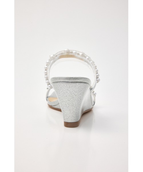 STACCATO(スタッカート)の「パールベルトヌーディーヒールサンダル(サンダル・レディース・シルバー/ホワイト・22.5cm/23.0cm/23.5cm/24.0cm/24.5cm)」の9枚目の写真