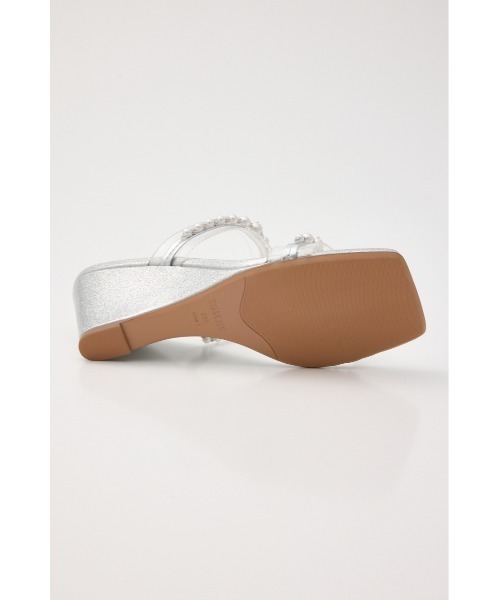 セール】パールベルトヌーディーヒールサンダル（サンダル）｜STACCATO