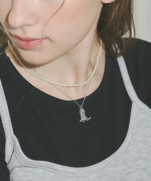 GIUNON(ジウノン)の「boots motif necklace / ブーツモチーフネックレス(ネックレス・レディース・シルバー・FREE)」の11枚目の写真