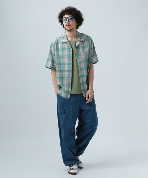 BAYFLOW（ベイフロー）の「[レイヤードに最適] ワッフルラウンドタンクトップ（Tシャツ/カットソー・メンズ・ブラック/ホワイト/カーキ・MEDIUM/LARGE）」の18枚目の写真