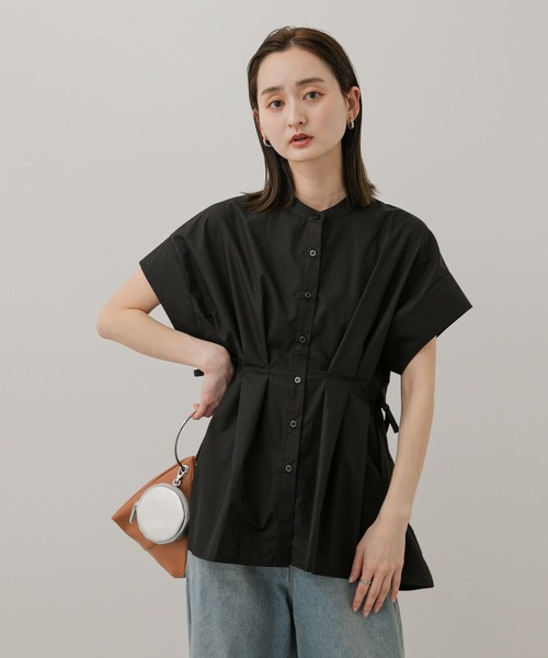 23区 ウォッシュドピーチツイル チュニックブラウス 40 新品 23区 ウォッシュドピーチツイル チュニックブラウス 40 新品