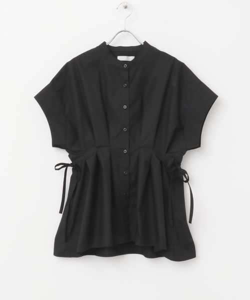 SENSE OF PLACE by URBAN RESEARCH（センスオブプレイスバイアーバンリサーチ）の「ウエストタックチュニックブラウス（シャツ/ブラウス・レディース・ブルー/オフホワイト/ブラック・ONE）」の8枚目の写真