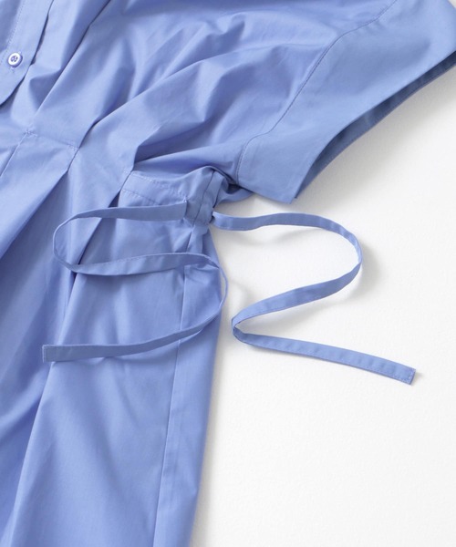 SENSE OF PLACE by URBAN RESEARCH（センスオブプレイスバイアーバンリサーチ）の「ウエストタックチュニックブラウス（シャツ/ブラウス・レディース・ブルー/オフホワイト/ブラック・ONE）」の11枚目の写真