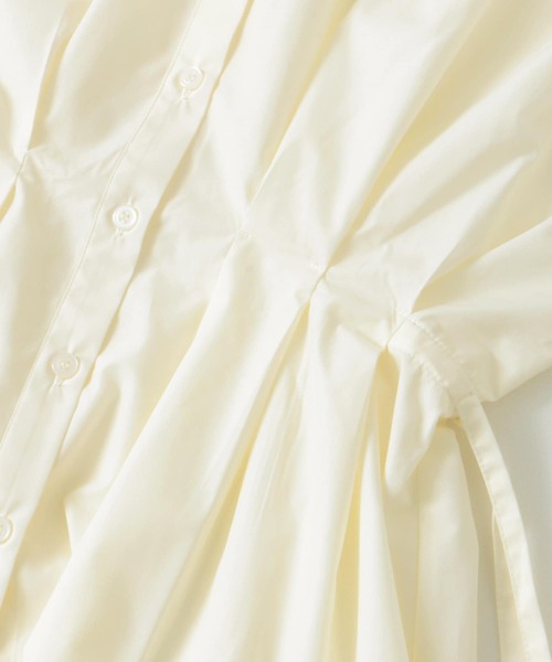 SENSE OF PLACE by URBAN RESEARCH（センスオブプレイスバイアーバンリサーチ）の「ウエストタックチュニックブラウス（シャツ/ブラウス・レディース・ブルー/オフホワイト/ブラック・ONE）」の15枚目の写真