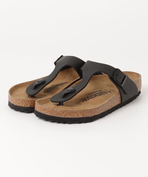 BIRKENSTOCK(ビルケンシュトック)の「ビルケンシュトック BIRKENSTOCK Gizeh BF Black(サンダル・メンズ・ブラック・23.0cm/24.0cm/24.5cm/25.0cm/26.0cm/26.5cm/27.0cm)」の1枚目の写真