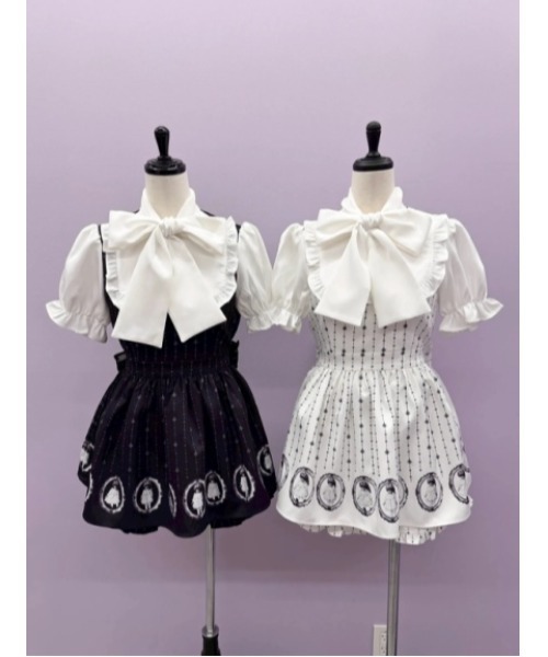 Jamie エーエヌケー(ジェイミーエーエヌケー)の「ゴシックドールセットアップ(ワンピース・レディース・ブラック/ホワイト・M)」の5枚目の写真