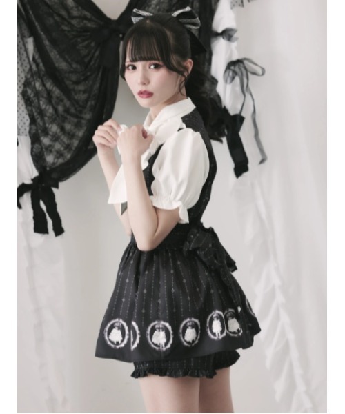 Jamie エーエヌケー(ジェイミーエーエヌケー)の「ゴシックドールセットアップ(ワンピース・レディース・ブラック/ホワイト・M)」の8枚目の写真