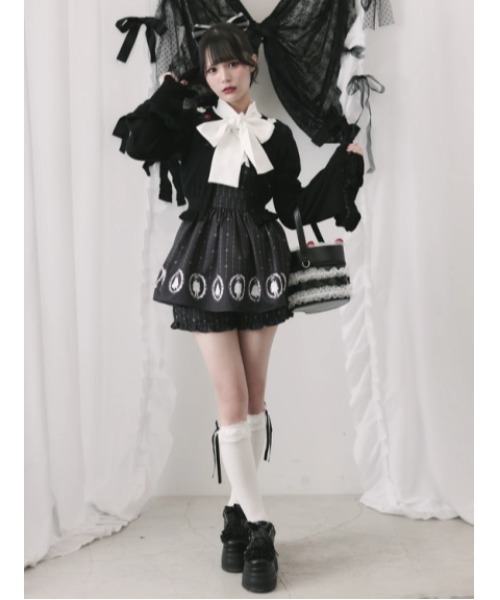 Jamie エーエヌケー(ジェイミーエーエヌケー)の「ゴシックドールセットアップ(ワンピース・レディース・ブラック/ホワイト・M)」の13枚目の写真