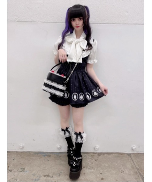 Jamie エーエヌケー(ジェイミーエーエヌケー)の「ゴシックドールセットアップ(ワンピース・レディース・ブラック/ホワイト・M)」の14枚目の写真