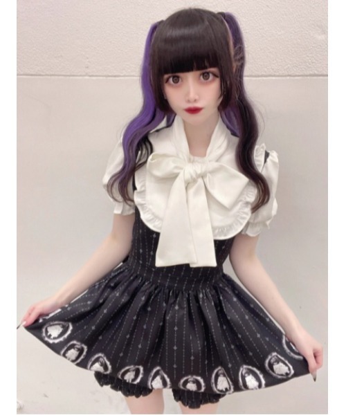 Jamie エーエヌケー(ジェイミーエーエヌケー)の「ゴシックドールセットアップ(ワンピース・レディース・ブラック/ホワイト・M)」の15枚目の写真