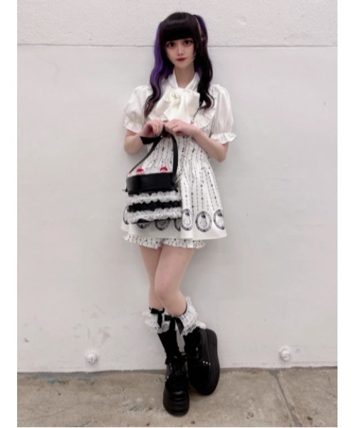 Jamie エーエヌケー(ジェイミーエーエヌケー)の「ゴシックドールセットアップ(ワンピース・レディース・ブラック/ホワイト・M)」の19枚目の写真