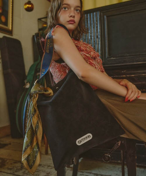 Unitage（ユニテージ）の「※入荷禁止※【OUTDOOR PRODUCTS】Jacquard Tape Tote（トートバッグ・レディース・ブラック/ブラウン・FREE）」の2枚目の写真