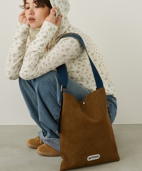 Unitage（ユニテージ）の「※入荷禁止※【OUTDOOR PRODUCTS】Jacquard Tape Tote（トートバッグ・レディース・ブラック/ブラウン・FREE）」の16枚目の写真