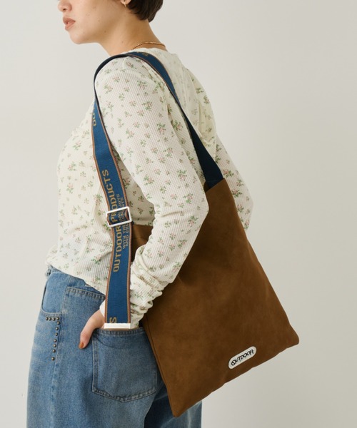 Unitage（ユニテージ）の「※入荷禁止※【OUTDOOR PRODUCTS】Jacquard Tape Tote（トートバッグ・レディース・ブラック/ブラウン・FREE）」の18枚目の写真