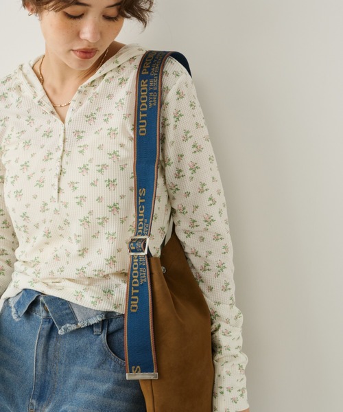 Unitage（ユニテージ）の「※入荷禁止※【OUTDOOR PRODUCTS】Jacquard Tape Tote（トートバッグ・レディース・ブラック/ブラウン・FREE）」の13枚目の写真