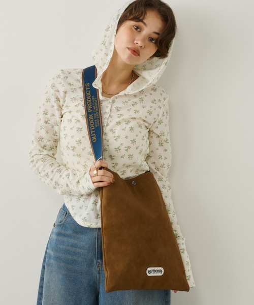 Unitage（ユニテージ）の「※入荷禁止※【OUTDOOR PRODUCTS】Jacquard Tape Tote（トートバッグ・レディース・ブラック/ブラウン・FREE）」の19枚目の写真