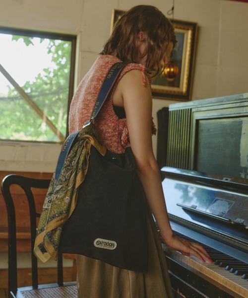 Unitage（ユニテージ）の「※入荷禁止※【OUTDOOR PRODUCTS】Jacquard Tape Tote（トートバッグ・レディース・ブラック/ブラウン・FREE）」の10枚目の写真