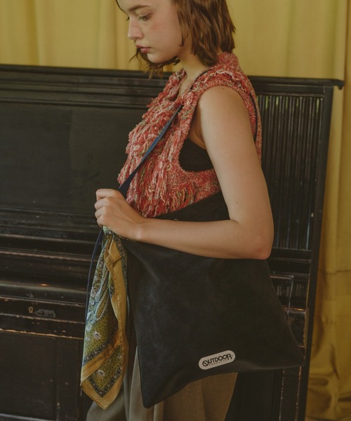 Unitage（ユニテージ）の「※入荷禁止※【OUTDOOR PRODUCTS】Jacquard Tape Tote（トートバッグ・レディース・ブラック/ブラウン・FREE）」の9枚目の写真