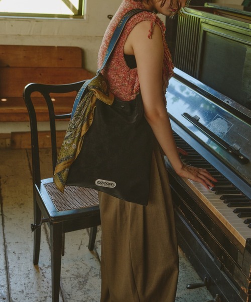 Unitage（ユニテージ）の「※入荷禁止※【OUTDOOR PRODUCTS】Jacquard Tape Tote（トートバッグ・レディース・ブラック/ブラウン・FREE）」の8枚目の写真