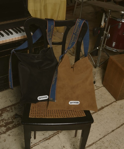 Unitage（ユニテージ）の「※入荷禁止※【OUTDOOR PRODUCTS】Jacquard Tape Tote（トートバッグ・レディース・ブラック/ブラウン・FREE）」の7枚目の写真