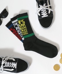 Mark Gonzales（マーク・ゴンザレス）の「MARK GONZALES/マークゴンザレス 3足セット ラインソックス クルーソックス ロングソックス スニーカーソックス 靴下（ソックス/靴下）」