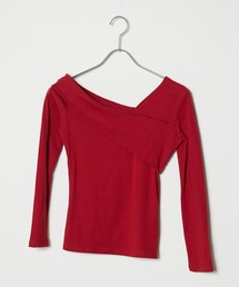 2WAY オフショルデザイン トップス 秋物 秋服 2026年秋冬