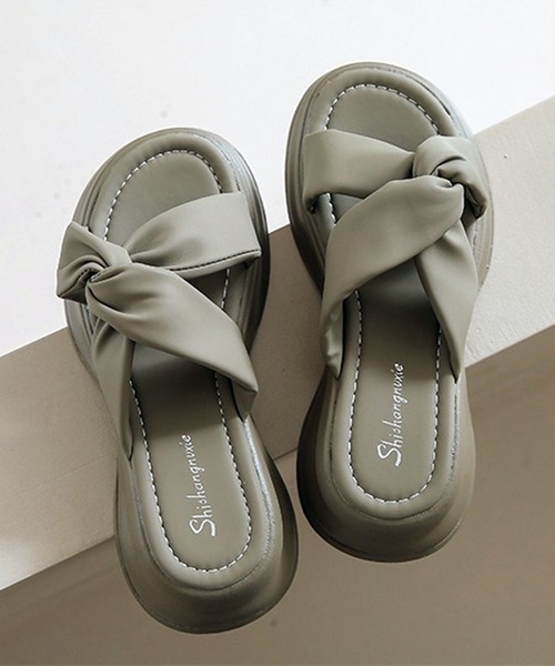サンダル・ミュール Ncub Sandals HEXA LUX SANDAL COOL GRAY | ファッション通販サイト NUGU