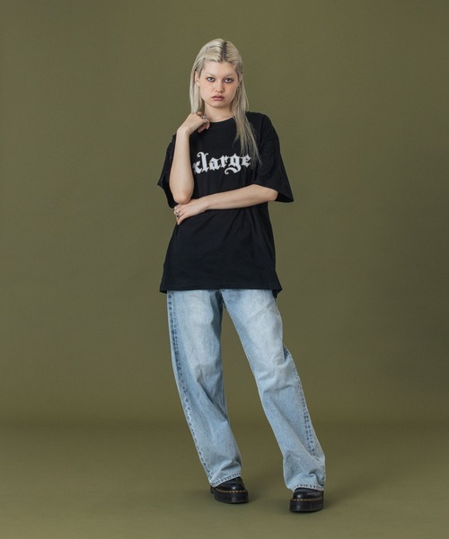 XLARGE（エクストララージ）の「PATCHED LOGO S/S TEE（Tシャツ/カットソー・メンズ・パープル/ホワイト/ブラック・S/M/L/XL）」の16枚目の写真