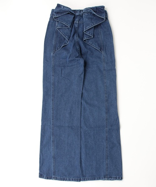 paravion（パラビオン）の「バックリボンデニムパンツ（デニムパンツ・レディース・ブルー・S/M）」の18枚目の写真