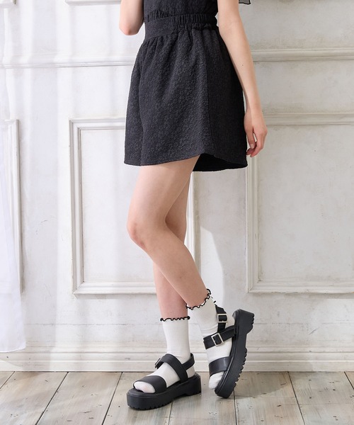 セール】エンボスキュロットパンツ（その他パンツ）｜Amourire